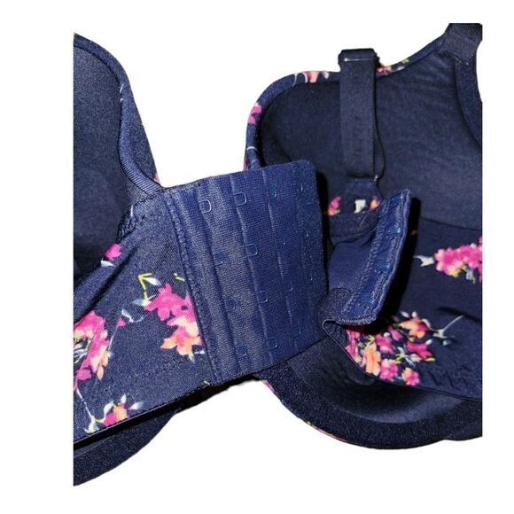 NWOT Cacique Light Lightly Lined T-Shirt Bra Luminous Floral 44D - Picture 9 of 11